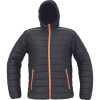 CERVA MAX VIVO LIGHT / Zateplená pánska bunda - čierna / oranžová XL
