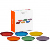 Le Creuset Jedálenský tanier COUPE 27 cm, sada 6 ks, RAINBOW, kamenina