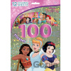 100 samolepek s omalovánkovými listy Disney Princezny