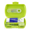 CURAPROX Kids travel set zelený (1x zubná kefka, 2x medzizubná kefka CPS, 1x zubná pasta mäta 6+ 10 ml, 1x nálepka) 1x1 set