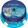 Verbatim CD-R(25-Pack) Spindle/ Printable/52x/700MB/DLP 43439
