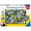 RAVENSBURGER Koaly a lenochodi 2 x 24 dielov
