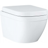 Grohe Euro Ceramic wc misa závesné bez oplachovacieho kruhu s vírivým splachovaním biela 39554000