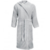 The One Towelling® Unisex župan s kapucňou T1-BH Silver Grey S/M