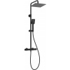 Rain shower with thermostatic shower mixer