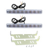 DENNÉ SVETLÁ DRL + SMEROVÉ SVETLÁ BLIKAČ 8 LED