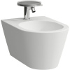 LAUFEN Kartell závesný bidet s otvorom, s prepadom, 370 x 545 mm, matná biela, H8303317573021