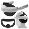 Strap pás s reguláciou a komfortom pre VR META QUEST 3 + návlek na tvár