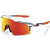 100% Speedcraft Sl - Soft Tact Grey Camo - HiPER Red Multilayer Mirror Lens uni