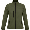 SOL´S ROXY / Dámska 3-vrstvová softshellová bunda - army XL