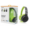 Bluetooth slúchadlá ALIGATOR AH02, FM, SD karta, čierno / zelená