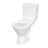 Cersanit CERSANIA WC MISA STOJACA, Simple On + sedátko SLIM duroplast, zadný odpad 3/6 l, biele keramické K11-2339