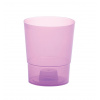 Kinekus Kvetináč plastový, transparentný, 12,5 cm, COUBI ORCHID, fialový