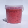 Akrylové chipsy - dekorační posyp na podlahy Barva (odstín): 470 červené, Velikost balení: 1 kg