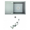 Kuchynská batéria - Žulové umývadlo kuchynské umývadlo + Alcorc Siphon (Kuchynská batéria - Žulové umývadlo kuchynské umývadlo + Alcorc Siphon)
