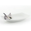 Tácka, porcelán, hranatá, 33 cm ROTBERG, Quadrate, biela