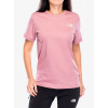 Bavlnené tričko dámske The North Face S/S Redbox Relaxed Tee - nostalgia rose/gravel