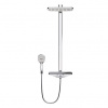 Hansa Emotion Sprchový set s termostatom Wellfit, antracit/chróm 5865017284