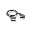 Kábel GoGEN SCART /SCART, 1m (SCART 100MM01) čierny