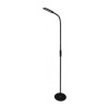 LED Stojacia lampa Remo na diaľkové ovládanie, 9W, 500lm, čierna farba | Avide