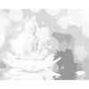 ZUTY Bodkovanie - ZLATÝ BUDDHA V BIELOM LOTOSE Rámovanie: bez rámu a bez vypnutia plátna, Rozmer: 80x100 cm