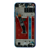 Huawei P40 lite E / Y7p Aurora modrý OEM LCD displej s dotykovou obrazovkou a rámom predného panela