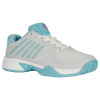 Dámska obuv K-Swiss Hypercourt Express 2 - brilliant white/angel blue/sheer lilac - Sivý (37,5)