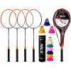 Badminton Badminton Racket Set + 6x krídelká (Badminton Badminton Racket Set + 6x krídelká)