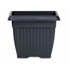 kvetináč 45x45cm TERRA DKWT45-S433 antracit plastový PROSPERPLAST
