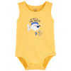 CARTERS CARTER'S Body bez rukávov Yellow Fish chlapec 9m