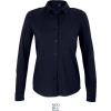 NEOBLU | Basile Women, Piqué blúzka s dl. rukávom, modrá Night, XL