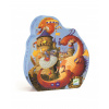 DJECO Puzzle Dračia bitka - 54 dielikov