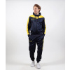 TUTA ROMA CON CAPPUCCIO POLARFLEECE BLU/GIALLO Tg. S