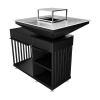 KRATKI Ohnisko s grilom QUADRUM HORIZONTAL