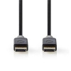 Nedis Nedis CCBW37000AT20 - Kabel DisplayPort 1.2 | Zástrčka - Zástrčka | 2 m | Antracit