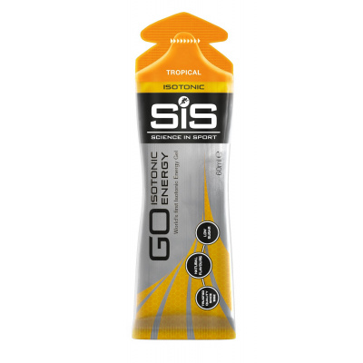 Science in Sport (SiS) SiS Go Isotonic Energy Gél Tropické Ovocie 60 ml