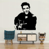 Elvis Presley s gitarou - vinylová samolepka na stenu 80x64cm