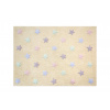 Lorena Canals prateľný koberec Tricolor Stars Vanilla Rozmery: 120 x 160 cm