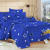 Bavlnené obliečky Homa SPHERE BLUE 7-dielna sada 140x200 cm Bavlnené obliečky Homa SPHERE BLUE 7-dielna sada 140x200 cm - 140x200 cm - 7 SET 2x vankúš 2x malý vankúš 2x prikrývka 1x plachta - gombíky