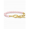 Thomas Sabo A2134-414-9-L19V Gold plated Bracelet w. pink Beads