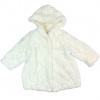 Nanán kožušinový kabátik biely- luxusný a hrejivý Veľkosť: 9 - 12 mes