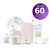 Philips AVENT elektrická odsávačka SCF395/31 + darček jednorazové prsné vložky 100 ks