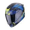 Moto přilba SCORPION EXO-1400 EVO II AIR INTENSIO černo/modrá XL