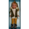 Realistická panenka Paulina v leopardí vestě od firmy Vestida de Azul (Paulina - 33 cm)