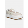 Tenisky Calvin Klein Jeans BOLD FLATF LOW LACE MIX dámske, béžová farba, YW0YW01742 EUR 40