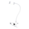 Solight LED stolná nabíjacia lampička, 2W, 210lm, 3CCT, biela, clip
