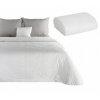 Prikrývka na posteľ - Eurofirany Polichester 240 x 220 cm biely (Bedspread pre posteľ 220x240 prešívané mikrovlákno kapa)