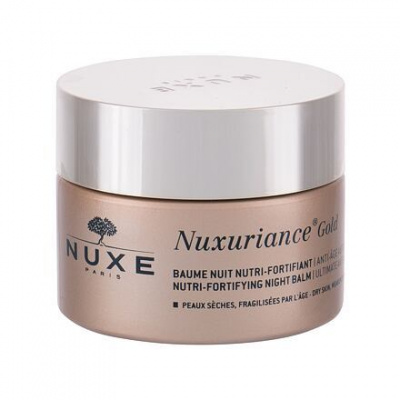 NUXE Nuxuriance Gold Nutri-Fortifying Night Balm vyživující noční pleťový krém 50 ml pro ženy