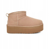 Ugg dámske snehule Classic Ultra Mini Platform pieskové 1135092-SAN 37