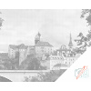 Vymalujsisam.sk Bodkovanie - Hrad Loket 2 Farba: Čierna, Veľkosť: 30x40cm, Rám: Bez rámu, iba zrolované plátno